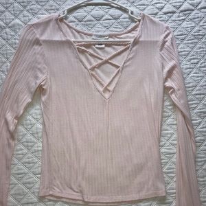 Long sleeve ballerina top